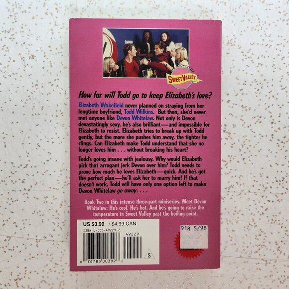 Sweet Valley High #139 Elizabeth is Mine - Picture 2 of 5